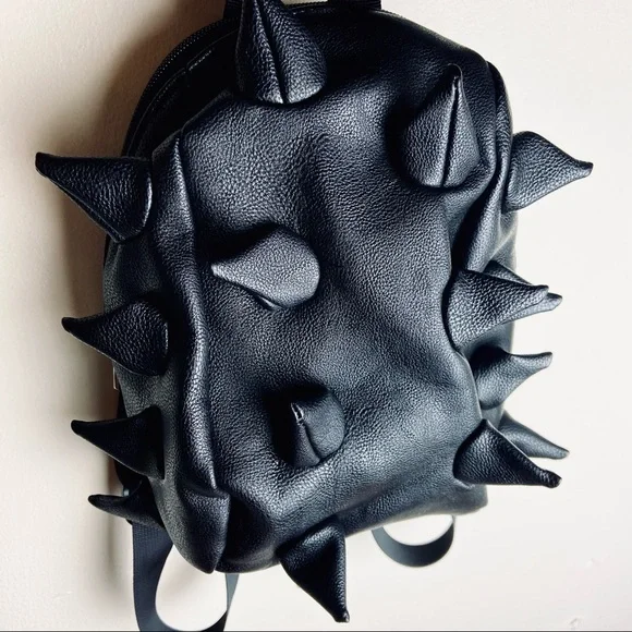 Rare Mad Pax Black Spiketus Rex Pint Mini Backpack - Picture 5 of 10